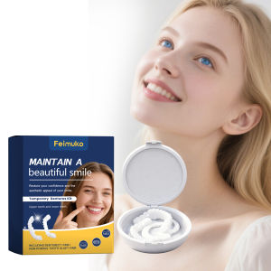 Adjustable Snap-On Denture Kit Instant Teeth Gap Repair Cover Missing Teeth Reusable Upper Lower Veneers Teeth Temporary Denture