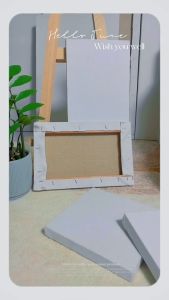 Khung Tranh Vải Canvas Deli Toan Vẽ Tranh - Tặng Kèm Nêm Căng Toan - Màu Nước Gouache Acrylic Sơn Dầu --