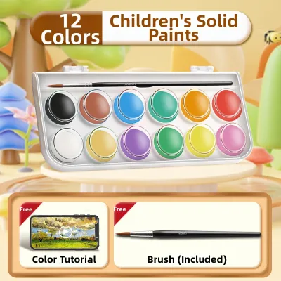 Marie’s | Non-toxic Children-friendly Washable Solid Watercolor Paint Set For Beginners