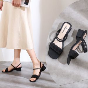 S941 Sandal Tali Slip On / Sandal Jalan-Jalan Wanita / Sandal Slip Cewek / Sandal Fashion