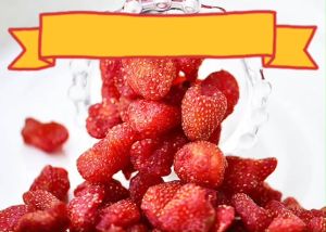 สตอเบอรี่อบแห้ง (Dried Strawberry) สดใหม่ รสเปรี้ยว สะอาด หวาน เนื้อหนึบ อร่อย