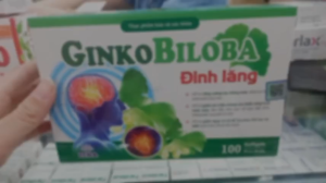 Combo 2 hộp Hoạt huyết ginkgo Biloba Đinh Lăng - Giúp bổ não  giảm rối loạn tiền đình  mất ngủ phòng ngừa tai biến - Hộp 100 viên
