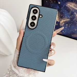 szhaiyu | Carbon Fiber Pattern Leather for Magsafe Magnetic Phone Case for Samsung Galaxy Z Fold 8 7 6 4 5 3 Fold8 Fold7 Protective Cover