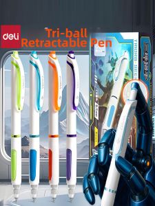 deli | Silent Anti-shake Studying Pen 0.5mm Three Balls