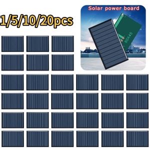 80x45mm 5V 75mA Solar Panel Drop Glue Board DIY Solar Silicon Panels Board Polycrystalline Garden Light Power Accessories
