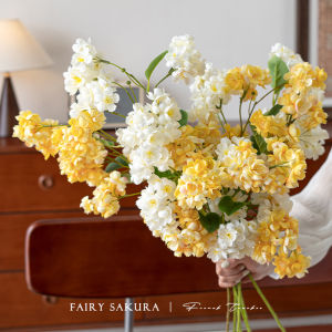 High Quality Sakura Artificial Flowers Table Decorations Living Room Artificial Green Plants Flower Arrangements Decorative Pieces