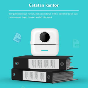 Easygoing <COD>Mini Thermal Printer Bluetooth Portable Mini Pocket Printer Wireless Label Maker Printer Label / Mini Thermal Printer Bluetooth Photo Printer / Peripage A8C (USB+BLUETOOTH)