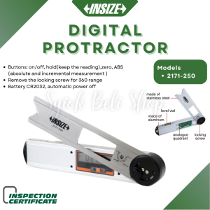 INSIZE DIGITAL PROTRACTOR INSIZE 2171-250