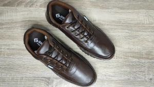 GREAT FOOTWEAR Sepatu Sneakers Pria Kulit Sepatu Kerja Pria Kozy Brown Kasual Formal Sepatu Oxford Pria Anti Licin