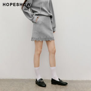 HOPESHOW | Leisure Youthful Easy-to-Match Hoodie Sweatshirt With Embroidered Lace