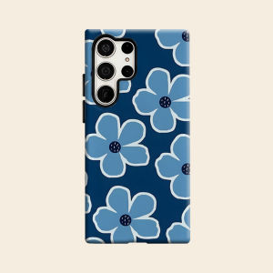 BILIBILI | Blue Rose Floral Luxury Fashion Full Lens Protective Case for Samsung Galaxy S26 S25 S24 A56 A36 Plus Ultra