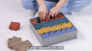 Storage Box Organizer Foldable Multi-size Bra Underwear Wardrobe Closet Organizer