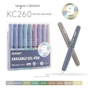 Bút Gel Xóa Được LANGUO 45/9 Màu Nhiều Màu Sắc Ngòi 0.6mm Đầu Nhỏ Có Thể Thu Vào Dùng Để Vẽ Tô Màu & Viết