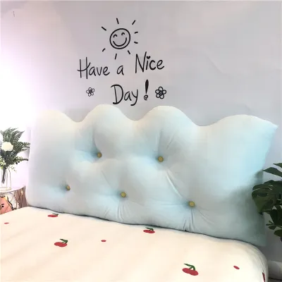Large Double Soft Bed Headboard Removable and Washable Pink Girly Style