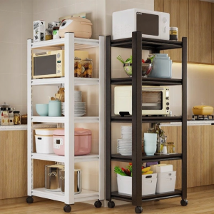 Multifunctional Kitchen Storage Rack With Wheels
