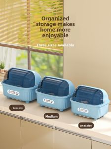 JIADONGLI | Dish Drying Rack with Storage Box for Kitchen