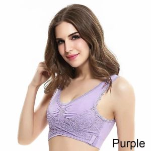 Front Buckle Push Up Lace Genie Bra With Removable Pads Best Quality