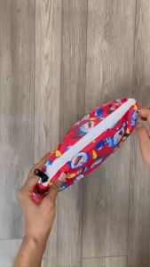 Bộ Áo Mưa Trẻ Em Vải Dù Chống Thấm Tốt Có 2 Túi 2 Bên Áo Họa Tiết Đáng Yêu