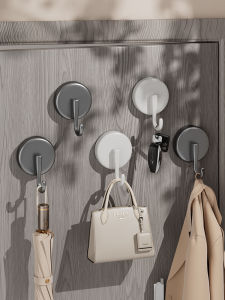 Strong Load Bearing Vacuum Suction Hooks Door Back Absorption No Punching Bathroom Living Room Wall Sticky Hooks without Trace