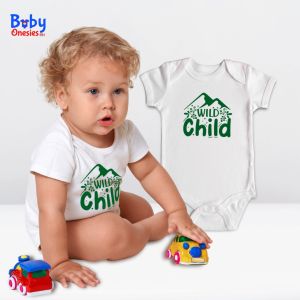 Wild Child Onesie: A Comfortable & Stylish Baby Clothing Choice