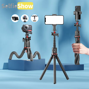 C03 ยืดหยุ่น 360 หัวแบบพกพา Octopus ขาตั้งกล้องโทรศัพท์มือถือคลิป Selfie Stick Tripe สําหรับที่ถ่ายทอดสด Vlogging