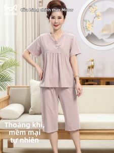 MiiOW | Bộ Đồ Ngủ Mỏng Modal Hơi Lạnh Cho Mùa Hè