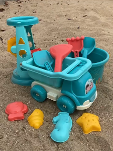 ของเล่นชายหาดที่ดีที่สุด ชุดของเล่นริมทะเลสำหรับเด็กช่วงฤดูร้อน 18 ชิ้น ชุดเครื่องมือขุดทราย