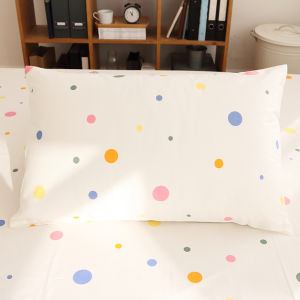 Fantasy Colorful Pure Cotton Pillowcase Pair 48x74cm Single Person Dormitory Use Cotton Core Inner Case Cover