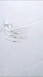 ที่วางไดร์เป่าผม โบลเวอร์ ออแกไนเซอร์ กาวติดผนัง เล็บฟรี ไม่ต้องเจาะ ขาตั้งเกลียวสแตนเลส ขาตั้งดูแลเส้นผมเด็ก