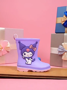 New Style Childrens Rain Boots Toddler Anti-slip Wear-resistant Cartoon Rain Boots for Kids Weather Protection Shoes Rainy Shoes KIDS Rainboots