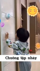 Đồ chơi tăng chiều cao cho trẻ : chuông chạm nhảy kèm giọng nói