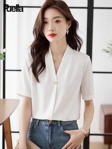 puella | Chic Slim Short Sleeve Shirt