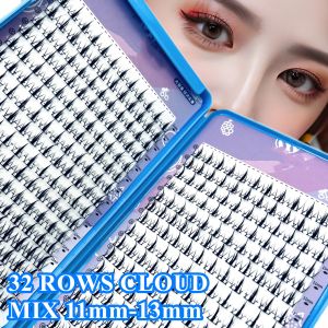 32Rows Eyeslashes Extension Personal Professional Individual Cluster Grafting Wholesale Eyelash Large Capacity Flowerknow Makeup