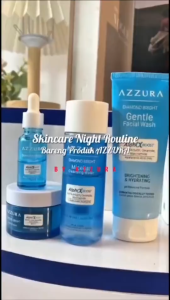 AZZURA Diamond Bright Skincare Perawatan Wajah Facial Wash Day Night Cream Serum Moisturizer