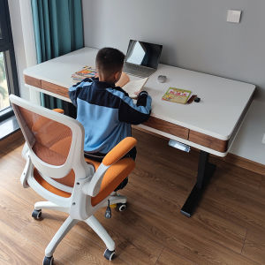 King World Hotel Yuyun Solid Wood Lifting Table Coffee Table Study Table Student Desk with Drawer Office Computer Desk