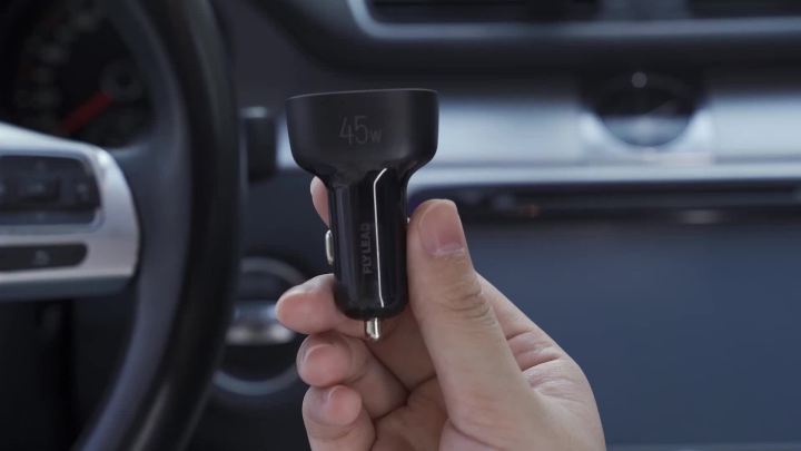 Car Charger USB C Adapter 45W 4-Port USBC Car Charger for iPhone 16 Fast Charging