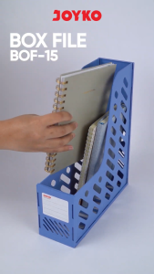 Box File Tempat Berkas Joyko BOF-15 BLACK BLUE Foldable Storage Dokumen Tempat Berkas Kotak Penyimpanan File