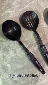 Spatula Set Isi 6pcs Peralatan Memasak Sutil Sodet Masak Untuk Tumis Rebus Paket Alat Masak Lengkap 6in1 Untuk Hadiah Pernikahan