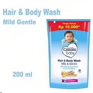 Cussons Baby Hair & Body Wash Mild & Gentle - Sabun Bayi 2 in 1 All Varian