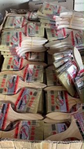 พร้อมส่ง! แปรงทาสีราคาถูก 4"ขนหนา ขนไม่หลุดง่าย ใช้งานง่าย จับถนัดมือ ล้างสามารถนำมาใช้ใหม่ได้