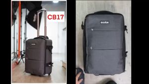 Godox Bag CB17 Trolley Bag & BackPack For Camera Flash LED Laptop Accessories กระเป๋าเป้ ล้อลาก กล้อง และ อุปกรณ์ - Digilife