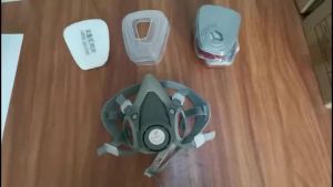 Gas Mask Wholesale Dustproof Spray Paint Mask Mask Dust Anti-Fog Oxygen 6200