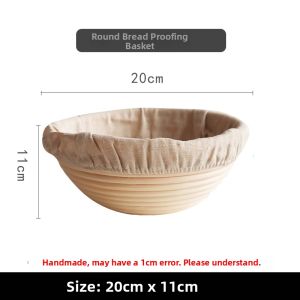 Natural Vine Bread Fermentation Basket Indonesian Vine European Style Set Kitchen Dining Utensils Simple Country Style Handmade