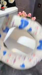 Combo 3-Miếng Lót Bồn Cầu Chất Liệu Eva Mềm Mại Chống Thấm Nước Tiện Lợi Cho Mùa Đông