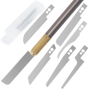 Model Craft Hand Saw Mini Hand Saw Set DIY Saw Hacksaw Tool Hand-held Model Craft Hand Saw Kit Craft Hobby Modeling Blades