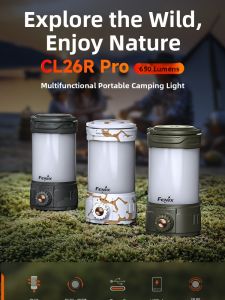 Fenix CL26R pro Rechargeable Camping Lantern Ultra Bright LED Outdoor Campsite Tent Light Multi-Function Portable Illuminator