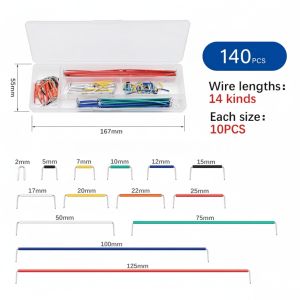 Bộ Dây Nối Breadboard 14 Chiều Dài Cáp Kết Nối Không Cần Hàn Được Tạo Sẵn Cho Các Dự Án Arduino DIY Mạch PCB
