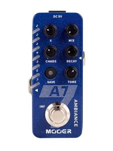 Bàn Đạp Reverb Guitar MOOER A7 Ambiance Với 7 Hiệu Ứng Infinite Trail Buffer Bypass True Bypass Cho Đầu Ra Âm Thanh