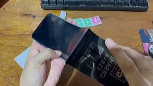 Tempered Glass Infinix Smart 9 Anti Gores Cramik Blue Matte Pelindung Layar Kaca Handphone