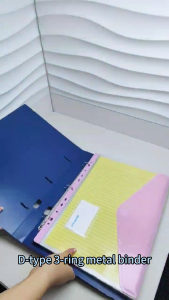 Long Loose Leaf Binder Plastic Envelope File Folder Waterproof Paper Organizer for Legal Documents